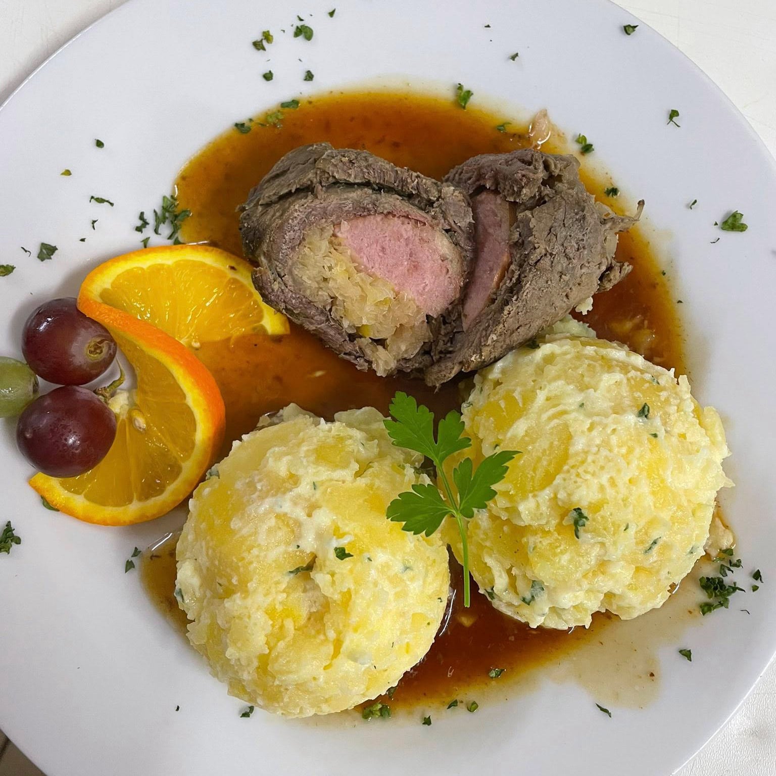 Restaurace a ukázky jídel U Zvonku Kořenov